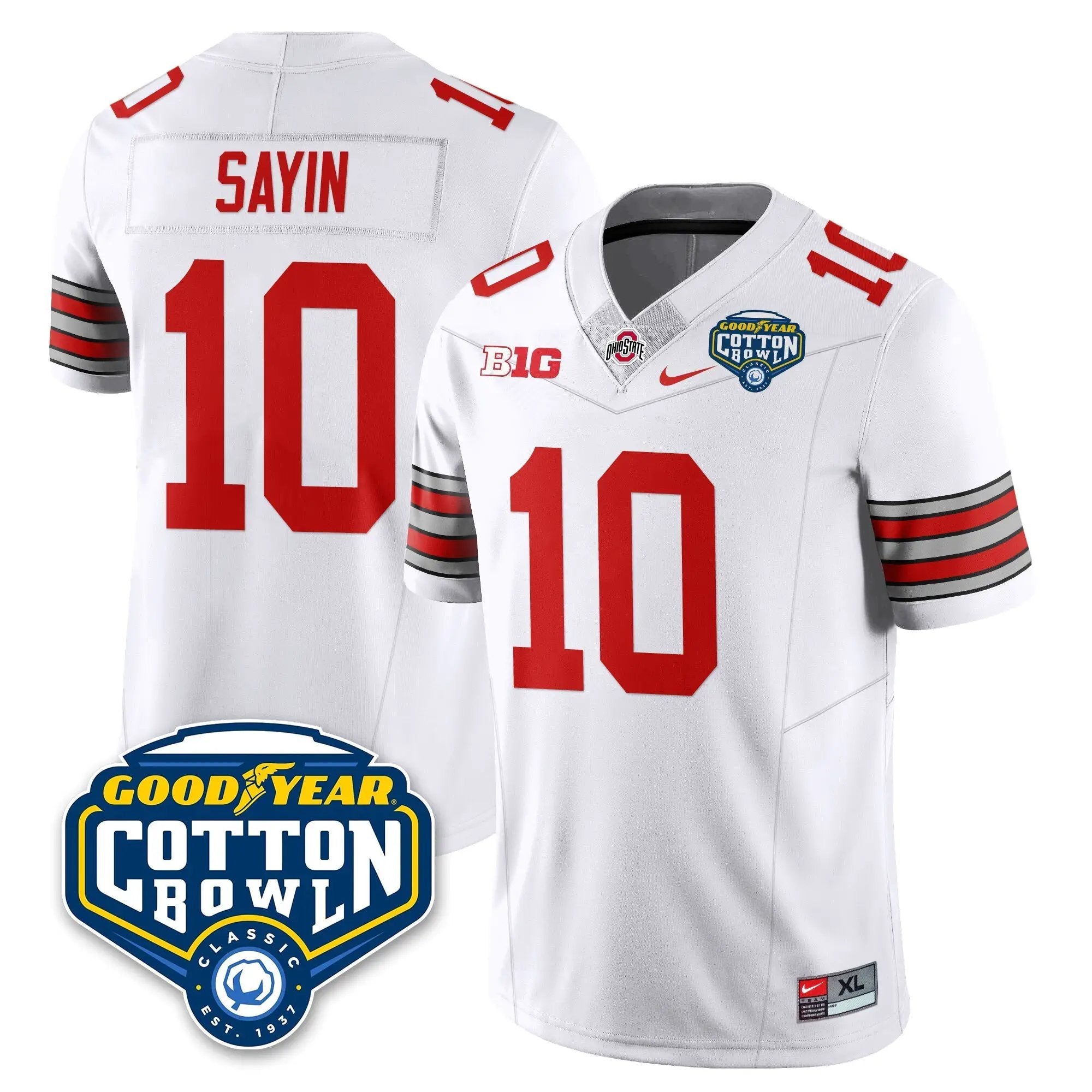 OSU Football Vapor Limited Jersey - Cotton Bowl by Ohio State Buckeyes
