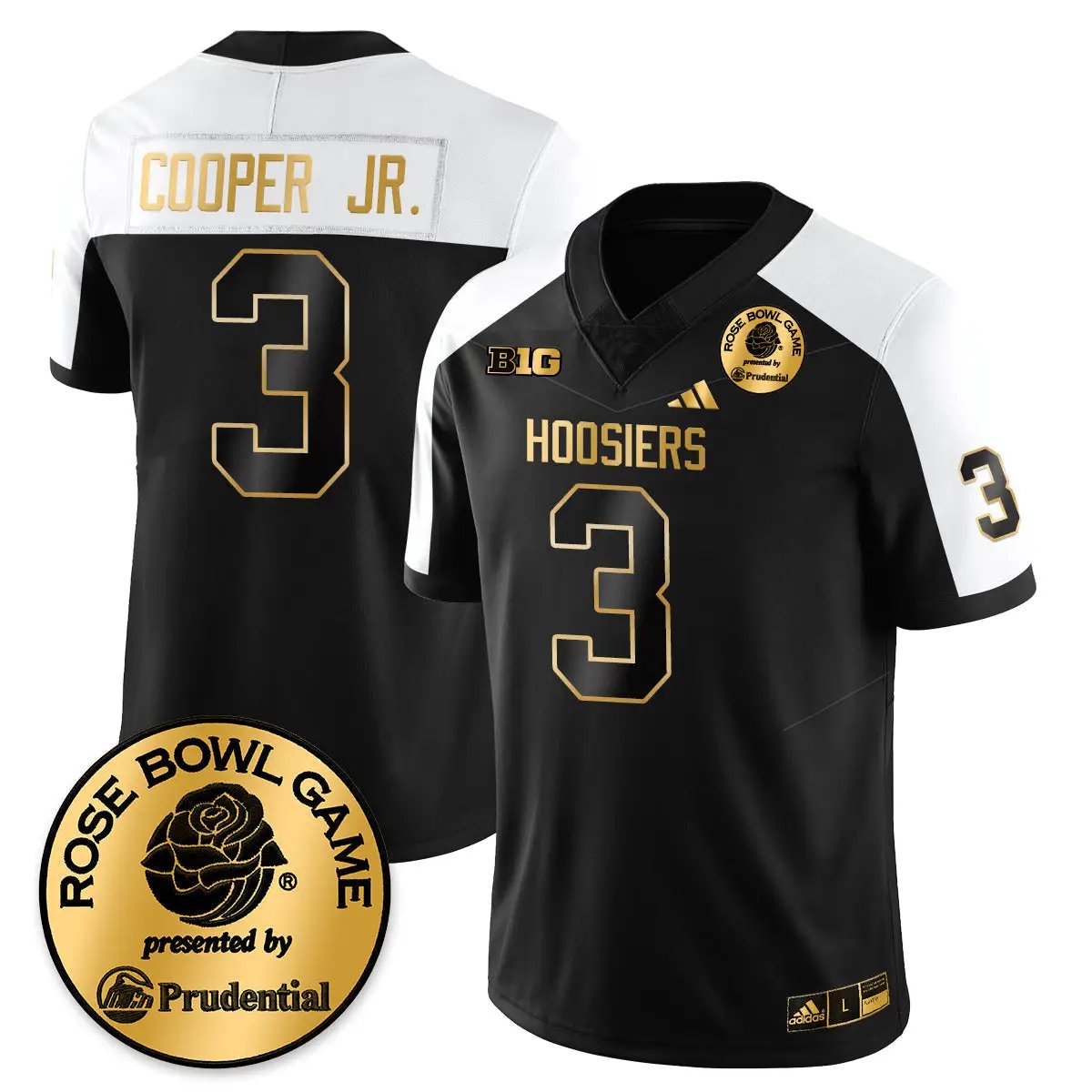 IND Vapor Limited Football Gold Jersey - Rose Bowl by Indiana Hoosiers