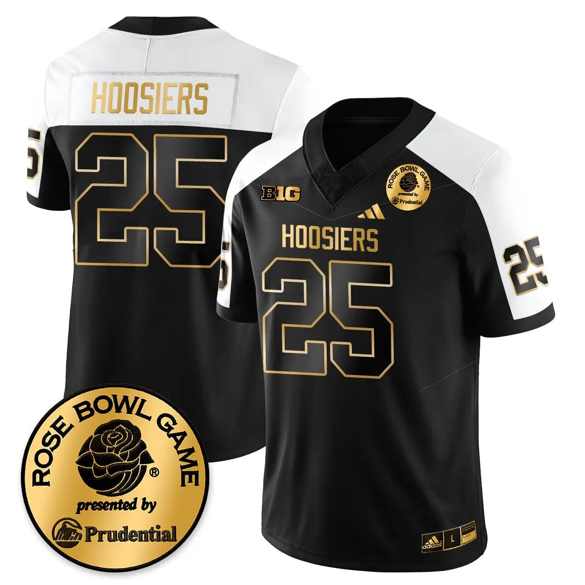 IND Vapor Limited Football Gold Jersey - Rose Bowl by Indiana Hoosiers
