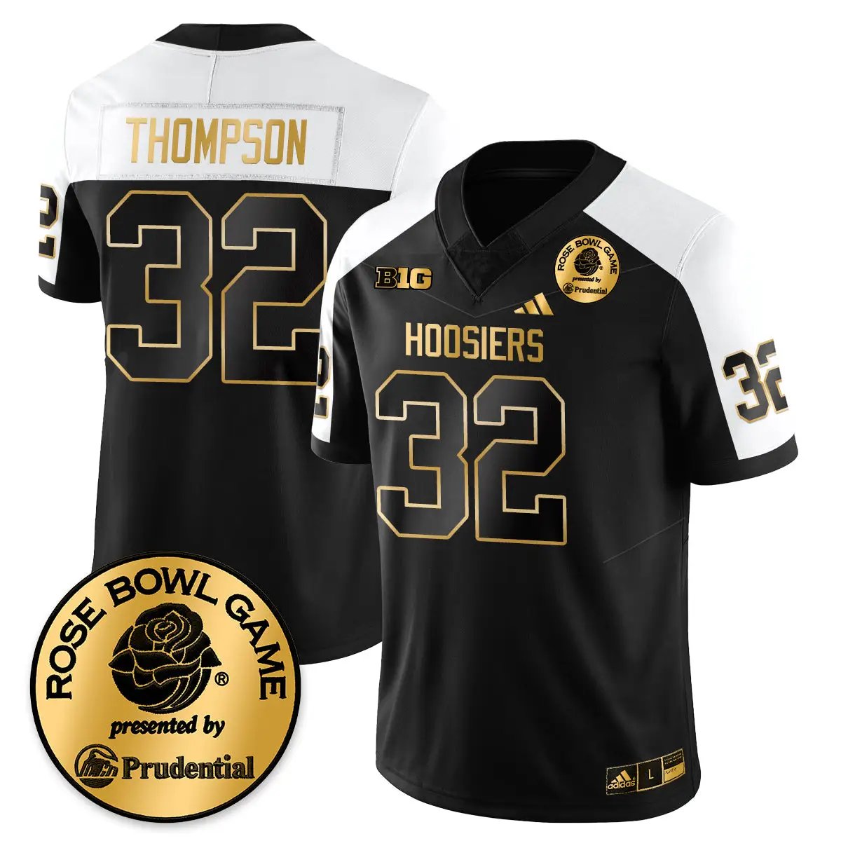 IND Vapor Limited Football Gold Jersey - Rose Bowl by Indiana Hoosiers