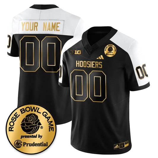 Custom IND Vapor Limited Football Gold Jersey - Rose Bowl by Indiana Hoosiers