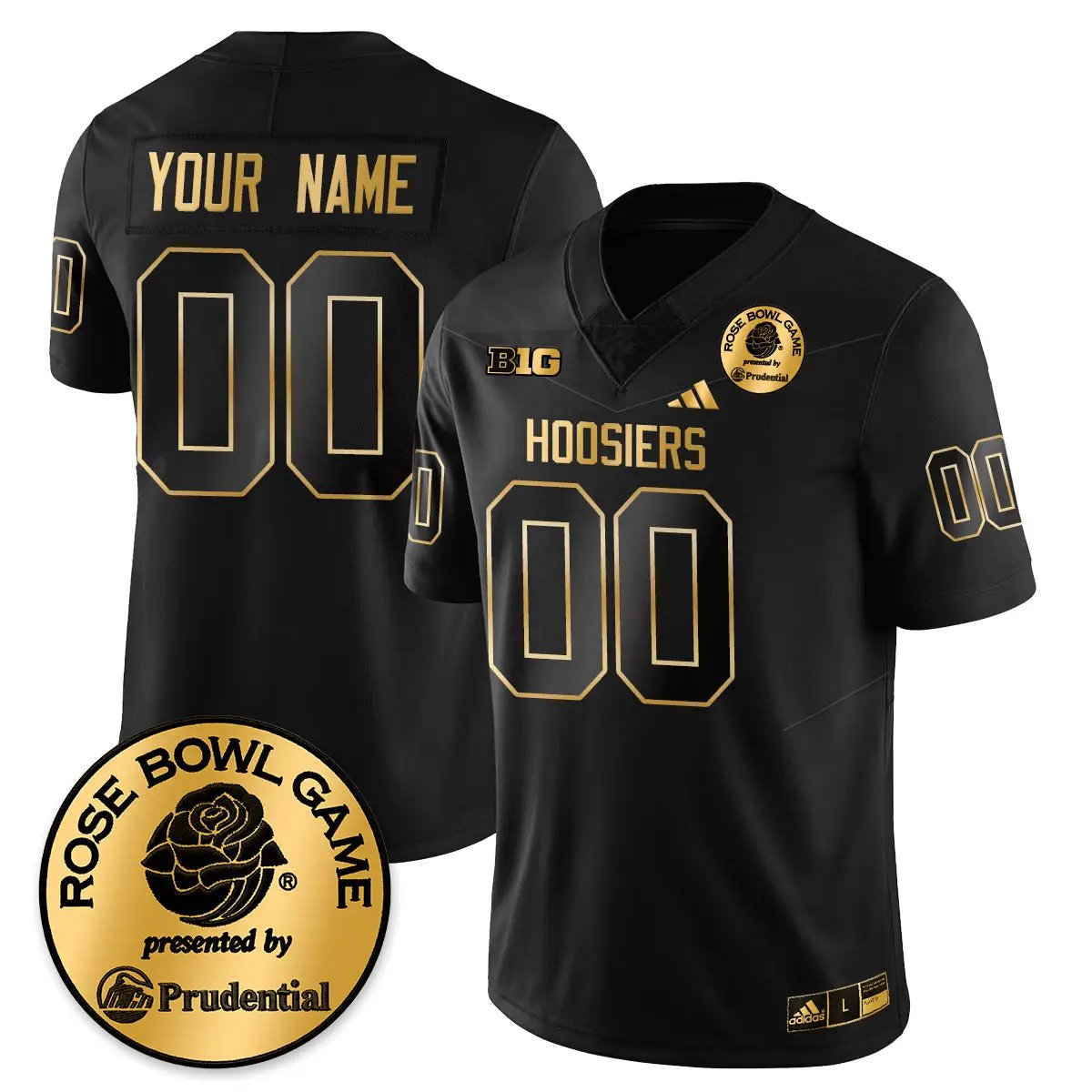 IND Vapor Limited Football Gold Jersey - Rose Bowl by Indiana Hoosiers