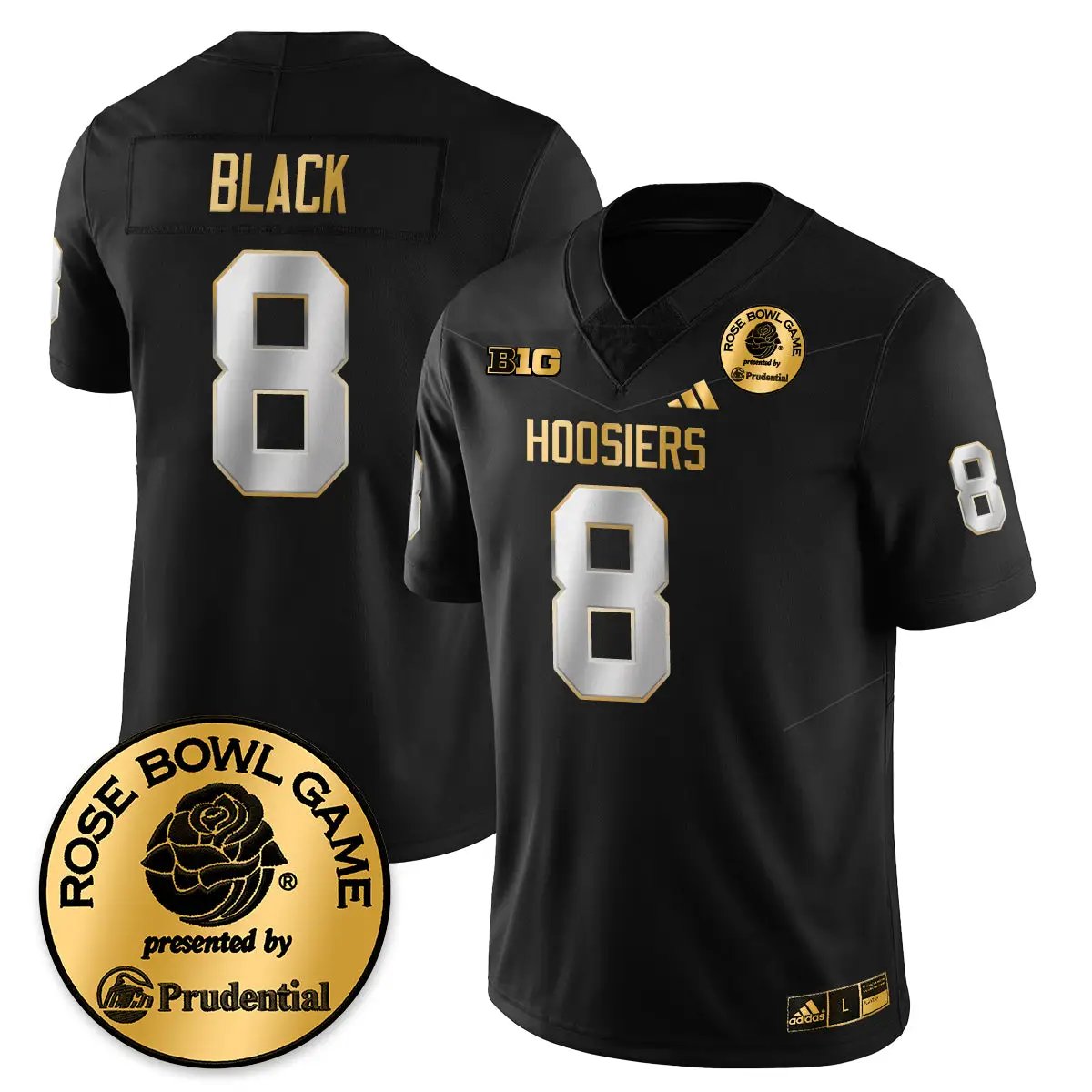 IND Vapor Limited Football Gold Jersey - Rose Bowl by Indiana Hoosiers