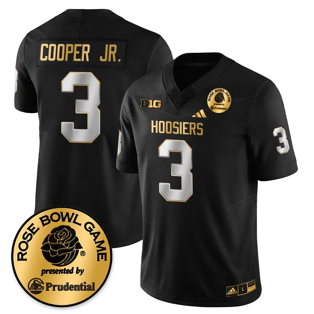 IND Vapor Limited Football Gold Jersey - Rose Bowl by Indiana Hoosiers