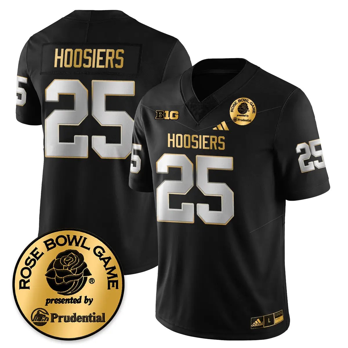 IND Vapor Limited Football Gold Jersey - Rose Bowl by Indiana Hoosiers