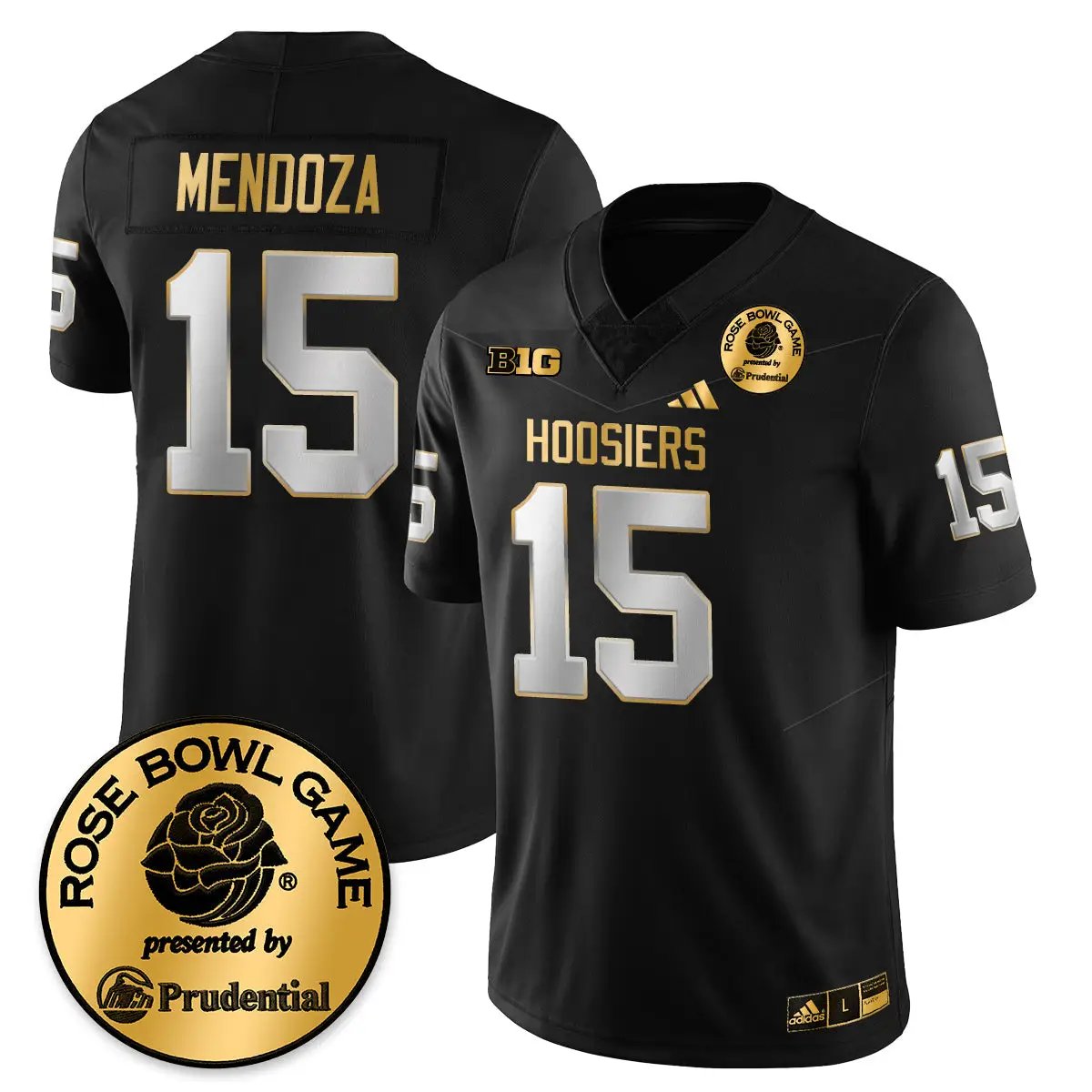 IND Vapor Limited Football Gold Jersey - Rose Bowl by Indiana Hoosiers