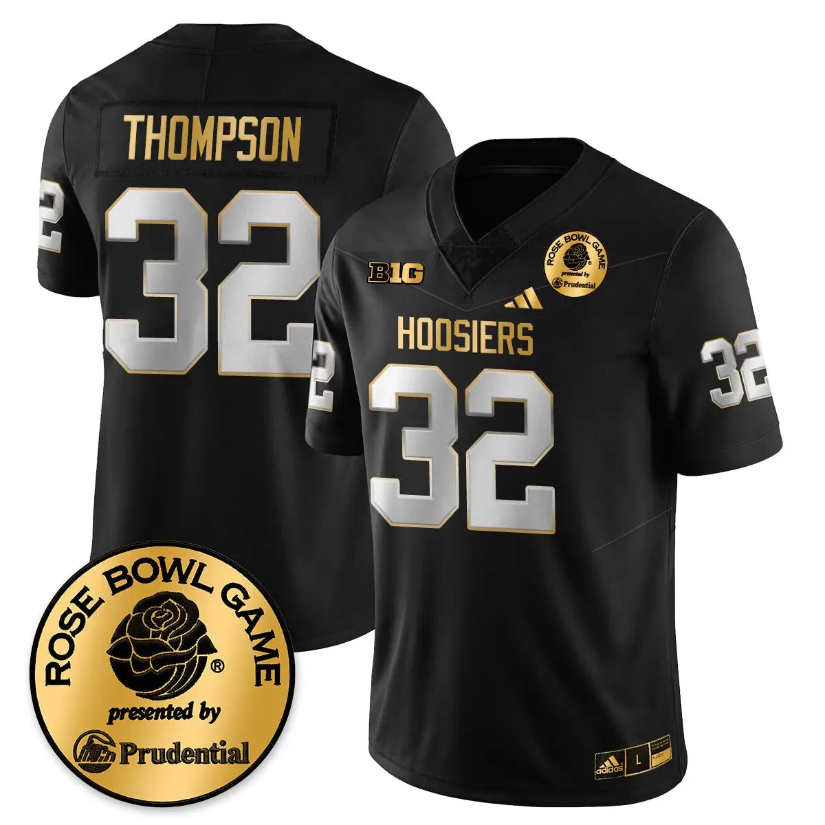 IND Vapor Limited Football Gold Jersey - Rose Bowl by Indiana Hoosiers