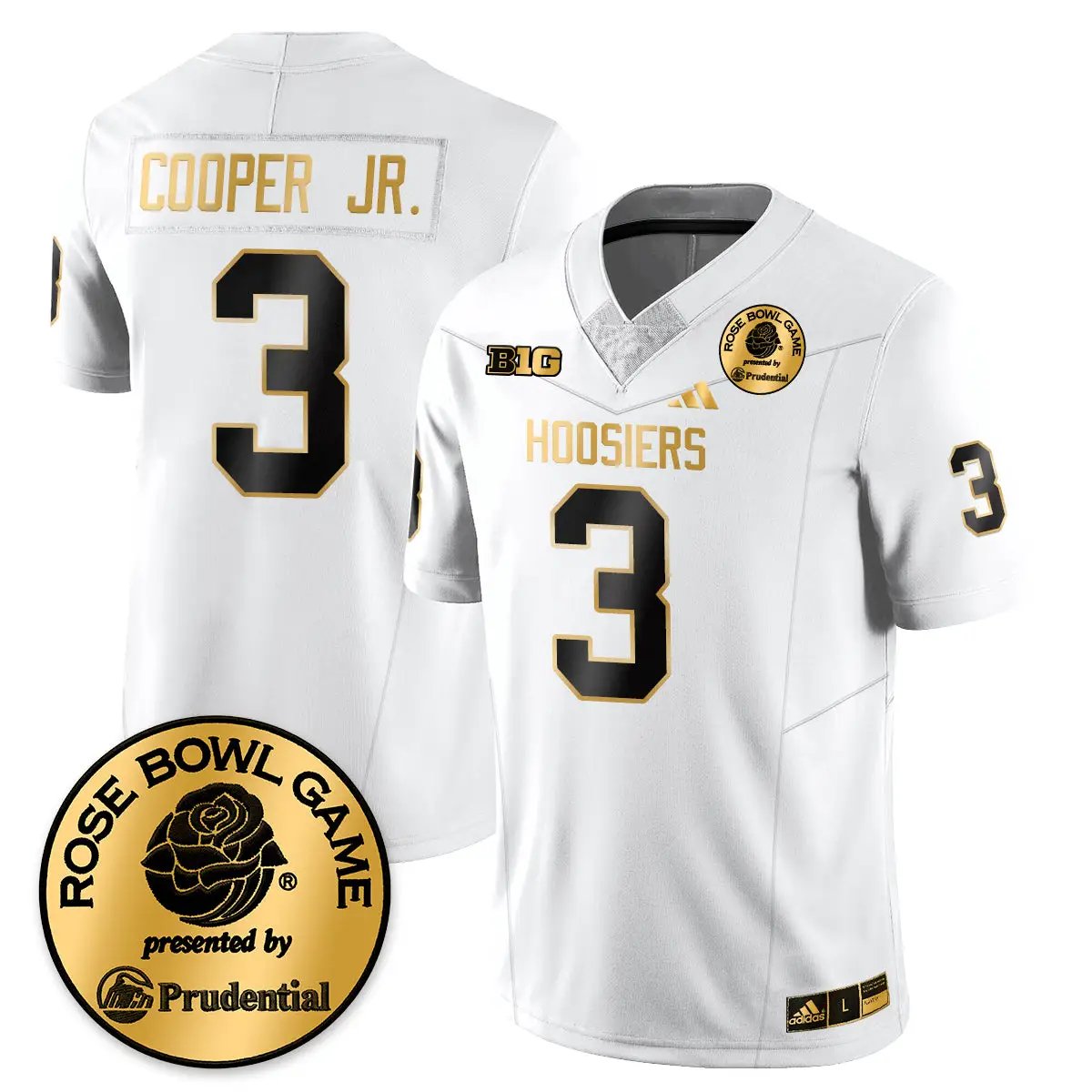 IND Vapor Limited Football Gold Jersey - Rose Bowl by Indiana Hoosiers