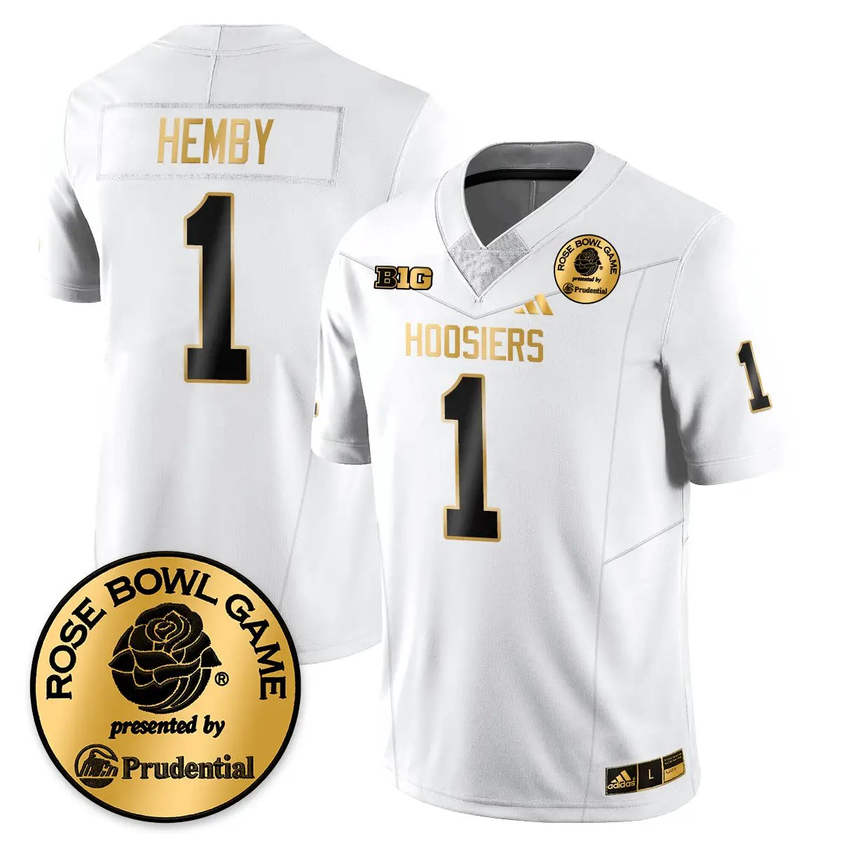 IND Vapor Limited Football Gold Jersey - Rose Bowl by Indiana Hoosiers