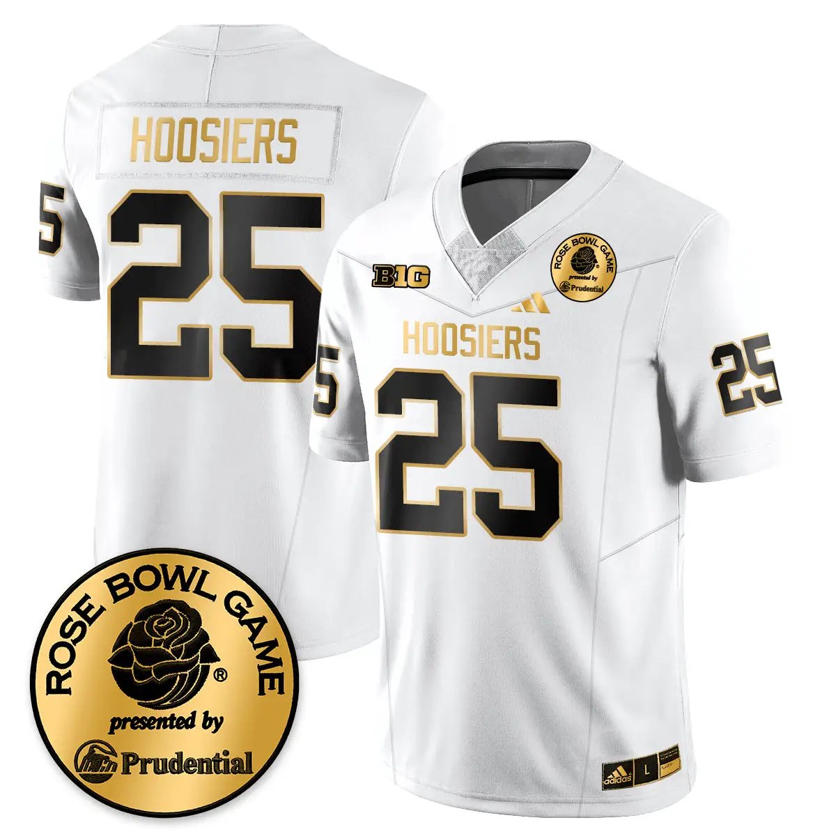 IND Vapor Limited Football Gold Jersey - Rose Bowl by Indiana Hoosiers
