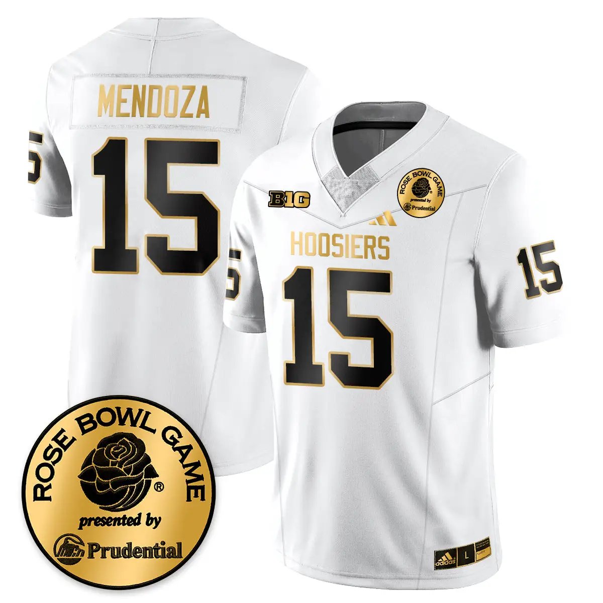 IND Vapor Limited Football Gold Jersey - Rose Bowl by Indiana Hoosiers