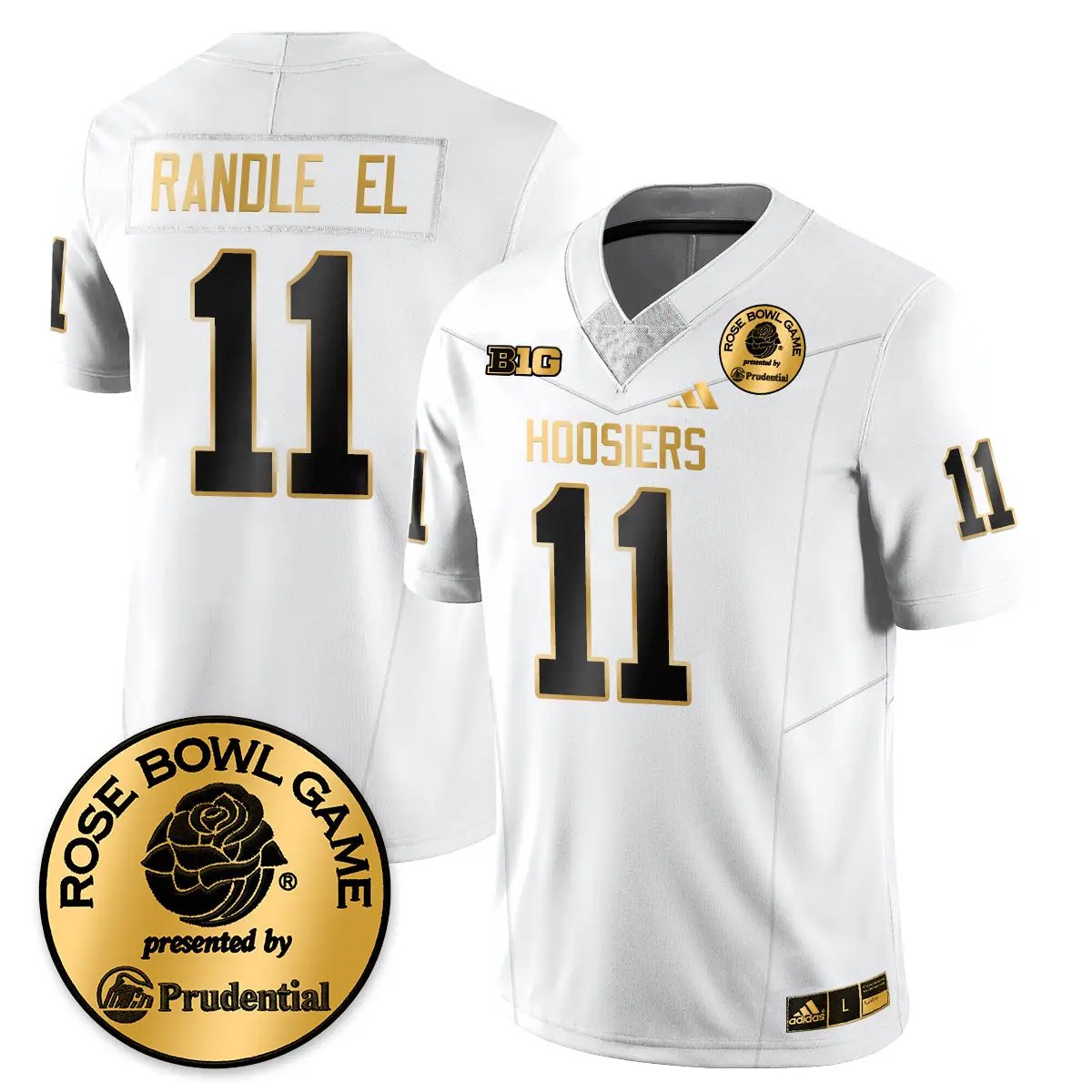 IND Vapor Limited Football Gold Jersey - Rose Bowl by Indiana Hoosiers