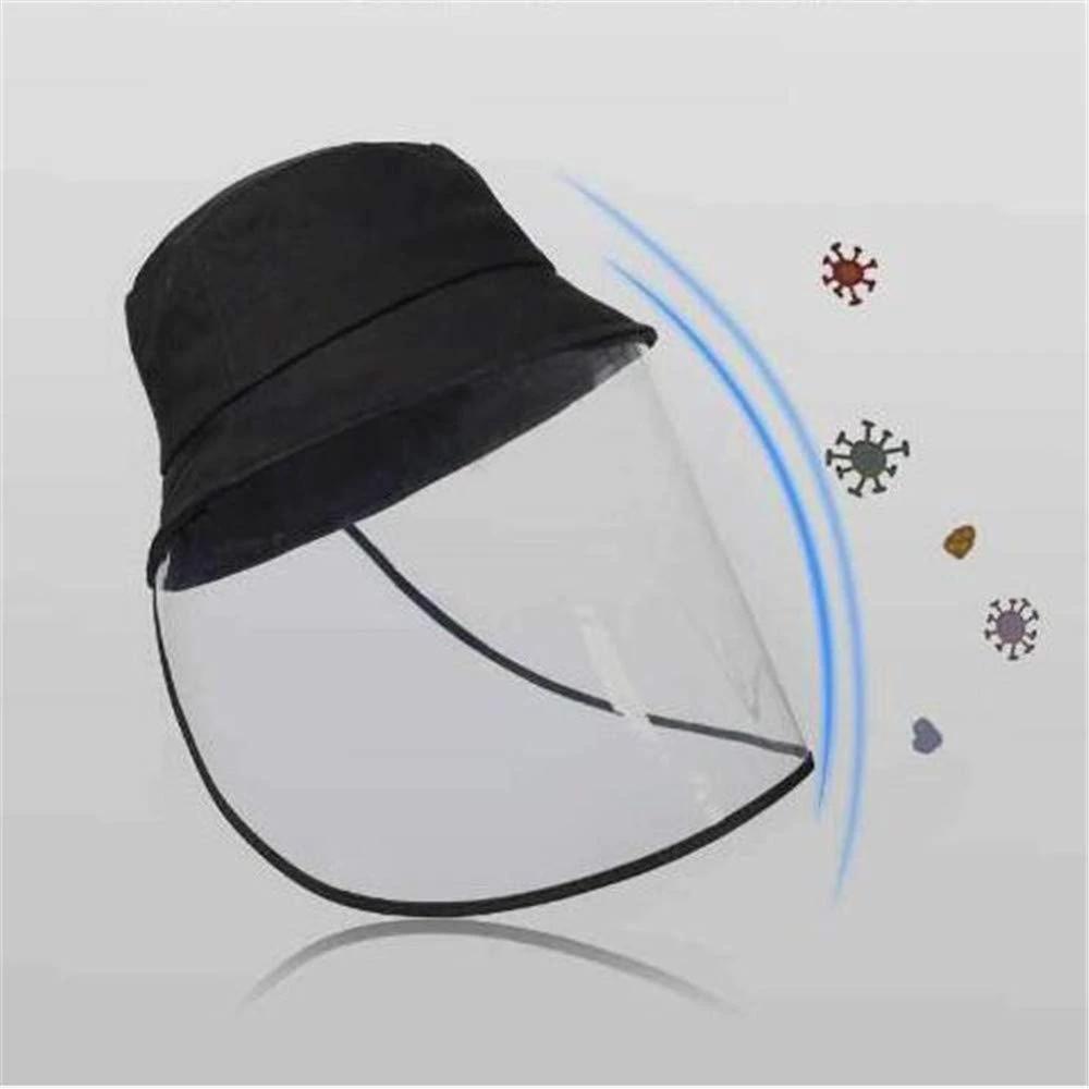 Kids Anti Spitting Protective Hat Face Shield Fisherman Hat Anti Splash Safety Mask Facial Cover Windproof Dustproof Face Protection Anti Drool Saliva Isolation Mask Anti UV Sun Cap by flagsshop