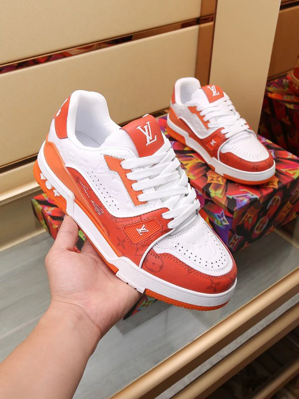 Luxury Trainer Sneakers Shoes #54 Signature Orange by Air Jordan