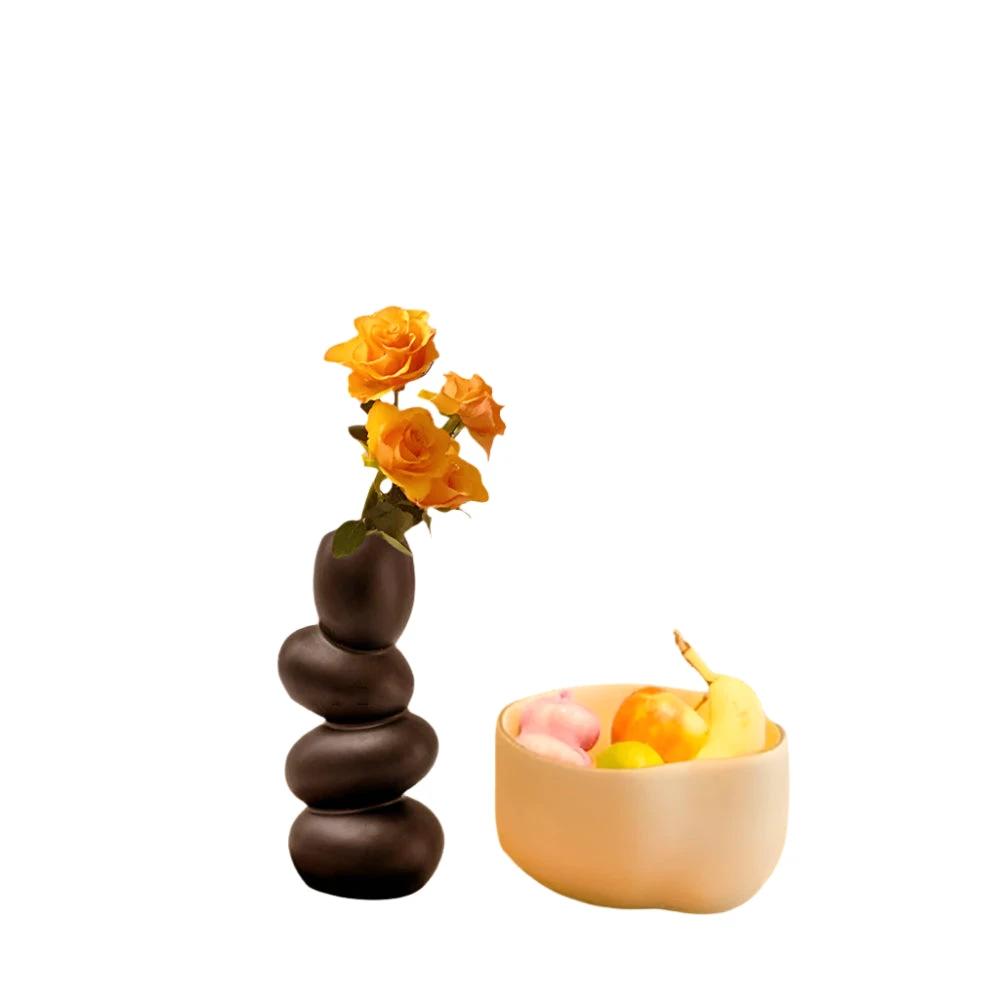 Large Egg-Shaped Modern Centerpiece Decoration Bowlift by Bowlift
