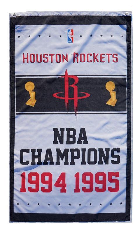 Houston Rockets Flag-3x5FT Banner-100% polyester NBA Champions Houston Rockets Banner by flagsshop