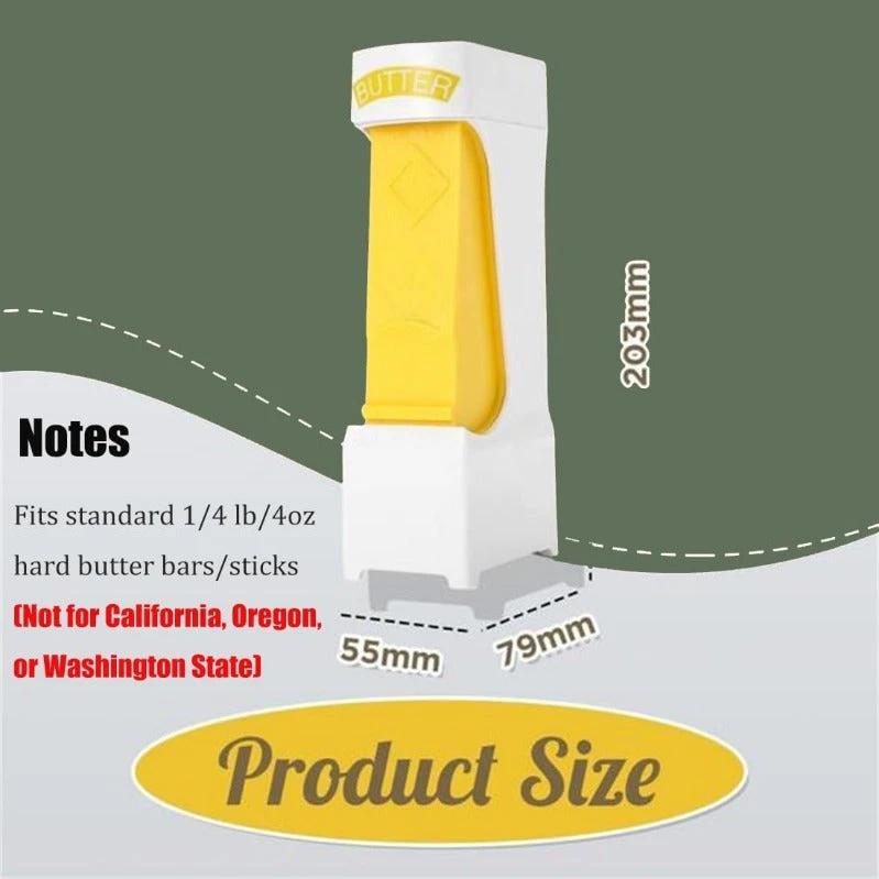 ButterSwift Butter Cutter Dispenser with Stainless Steel Blade by BowLift