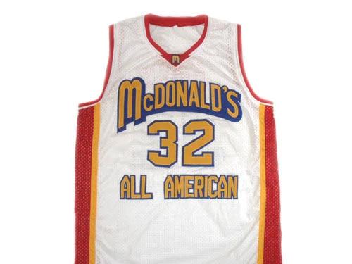 Lebron James Jersey #32 McDonald's All American Basketball White by My store basketball