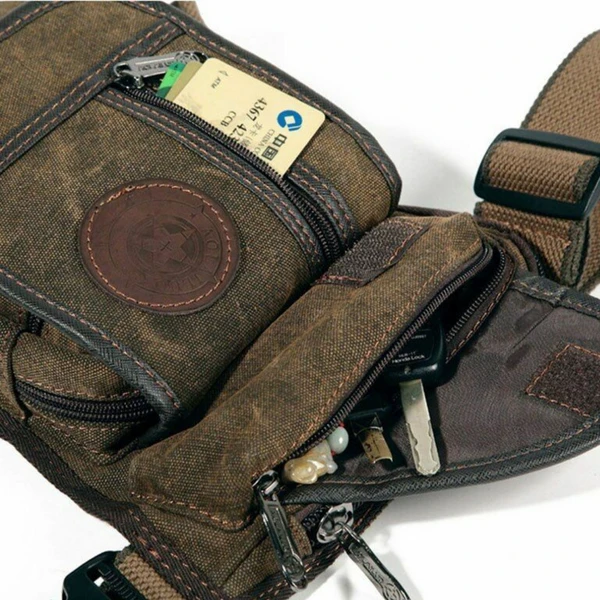 Outdoor Leg Bag – Waterproof Motorcycle Thigh & Hip Pouch for Travel & Adventure by BowLift
