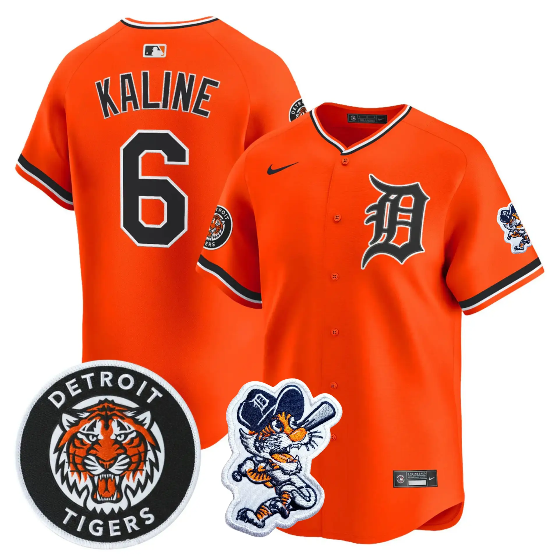 DET 2026 Paws Patch Alternate Vapor Premier Limited Jersey - All Stitched by Detroit Tigers