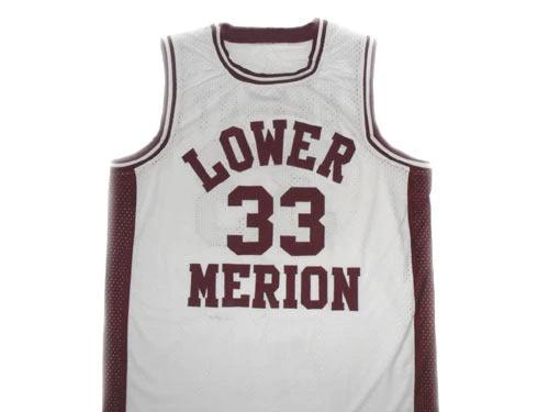 Kobe Bryant Jersey #33 Lower Merion High School Basketball White by My store basketball