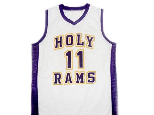John Wall Jersey #11 Holy Rams High School Basketball White by My store basketball