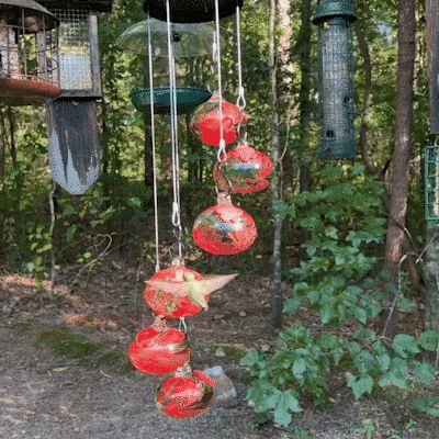 New Charming Wind Chimes Hummingbird feeders Garden Decor by BowLift