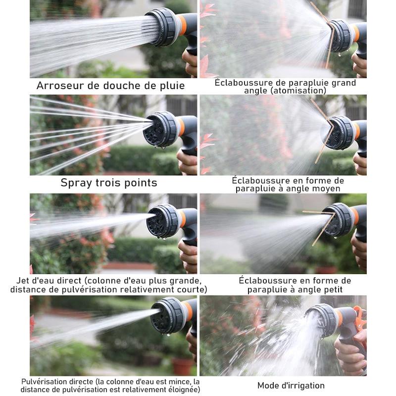 High pressure adjustable garden hose nozzle by Bowlift