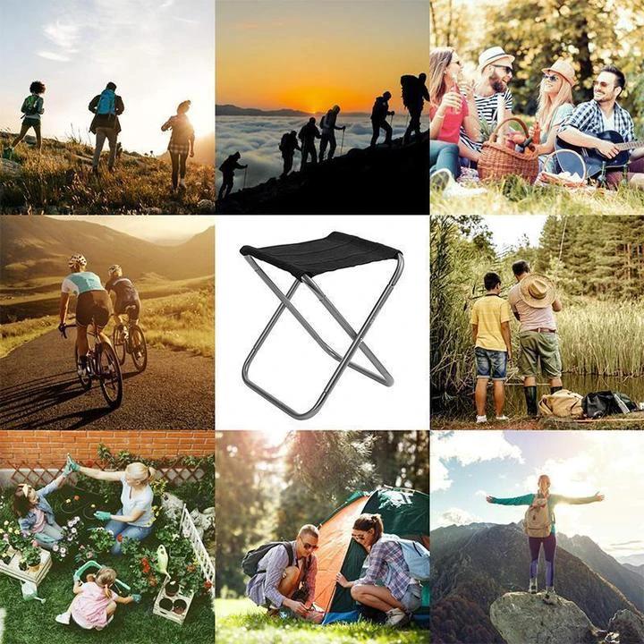 Folding Stool Camping Chair Portable Ultra Light by Bowlift