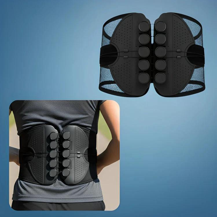 Lower Back Pain Relief – Breathable Mesh & Adjustable Fit – Improves Posture for Office & Everyday Comfort Bowlift by Bowlift