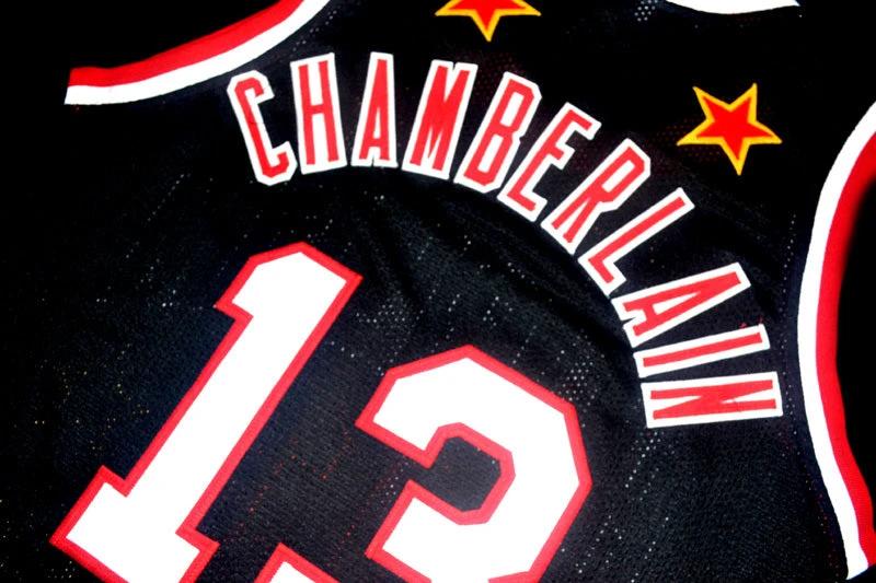 Wilt Chamberlain Jersey #13 Harlem Globetrotters Basketball Black by My store basketball