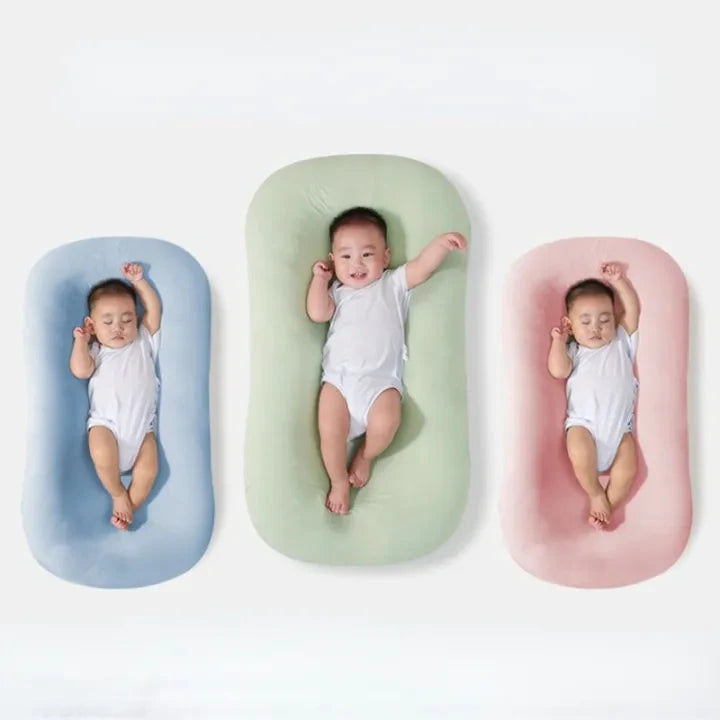 Newborn Baby Mattress Sleeping Nest Portable Baby Pillow Bed Removable Washable by BowLift