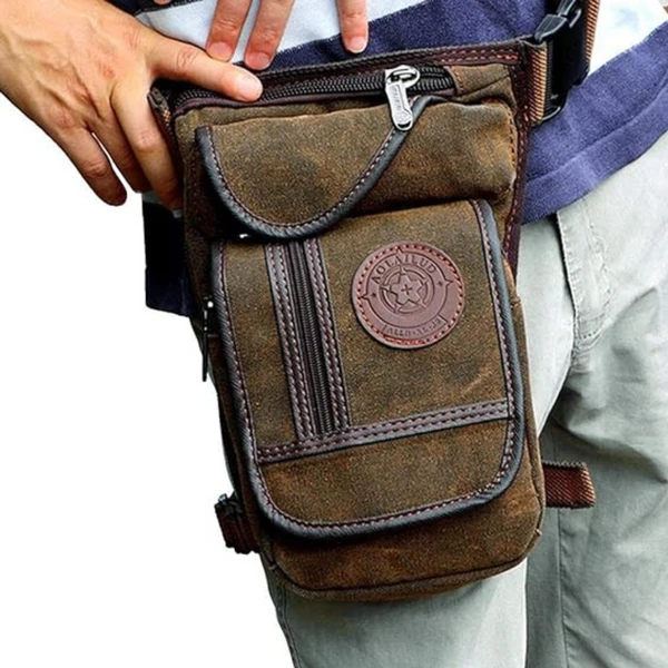 Outdoor Leg Bag – Waterproof Motorcycle Thigh & Hip Pouch for Travel & Adventure by BowLift