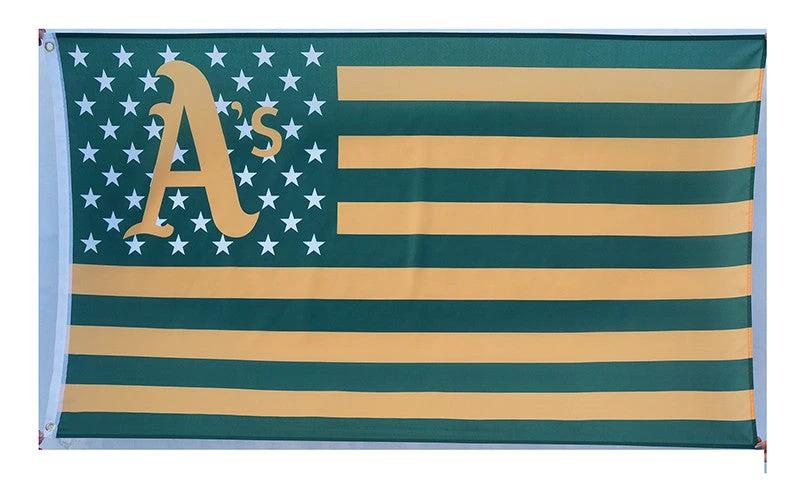 Oakland Athletics Flag-3x5FT Banner-100% polyester by flagsshop