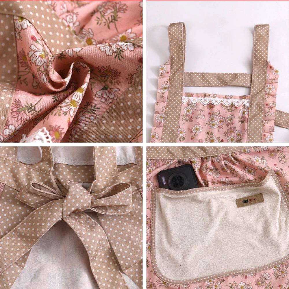 Sweet Flora Kitchen Apron by Casa & Beyond