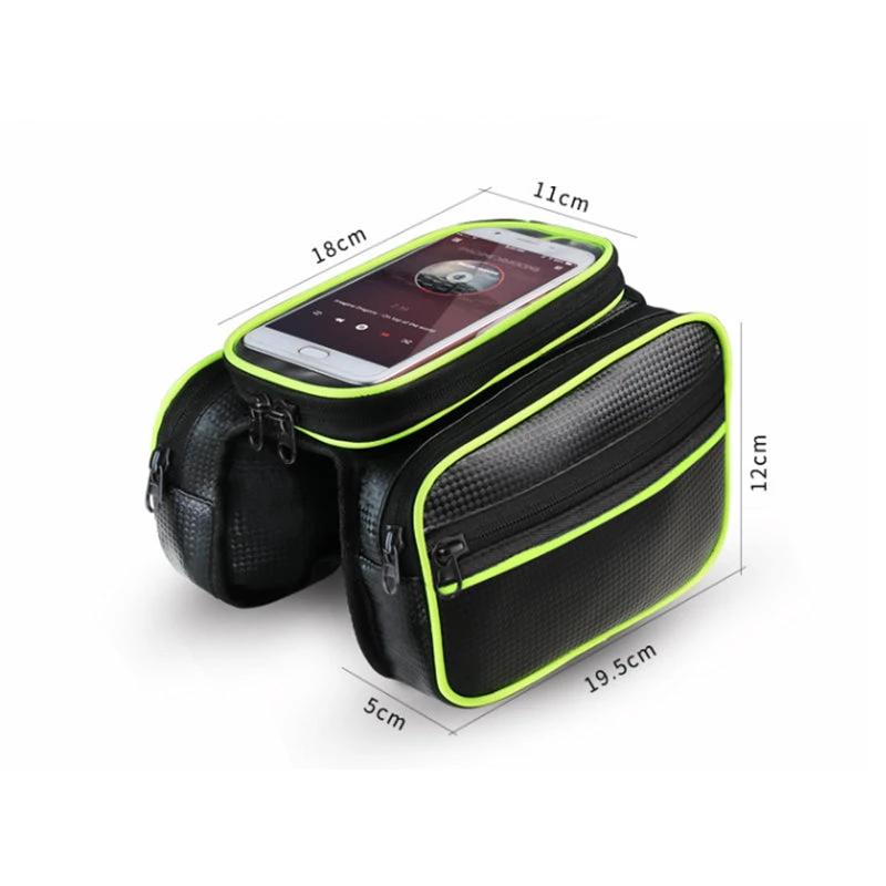Mountain bike bag with waterproof touchscreen by Bowlift