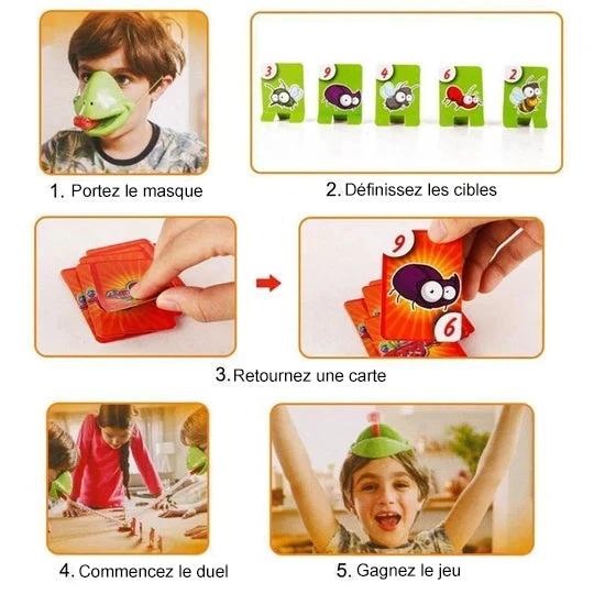 Desk toy for catching language Chameleon by Bowlift
