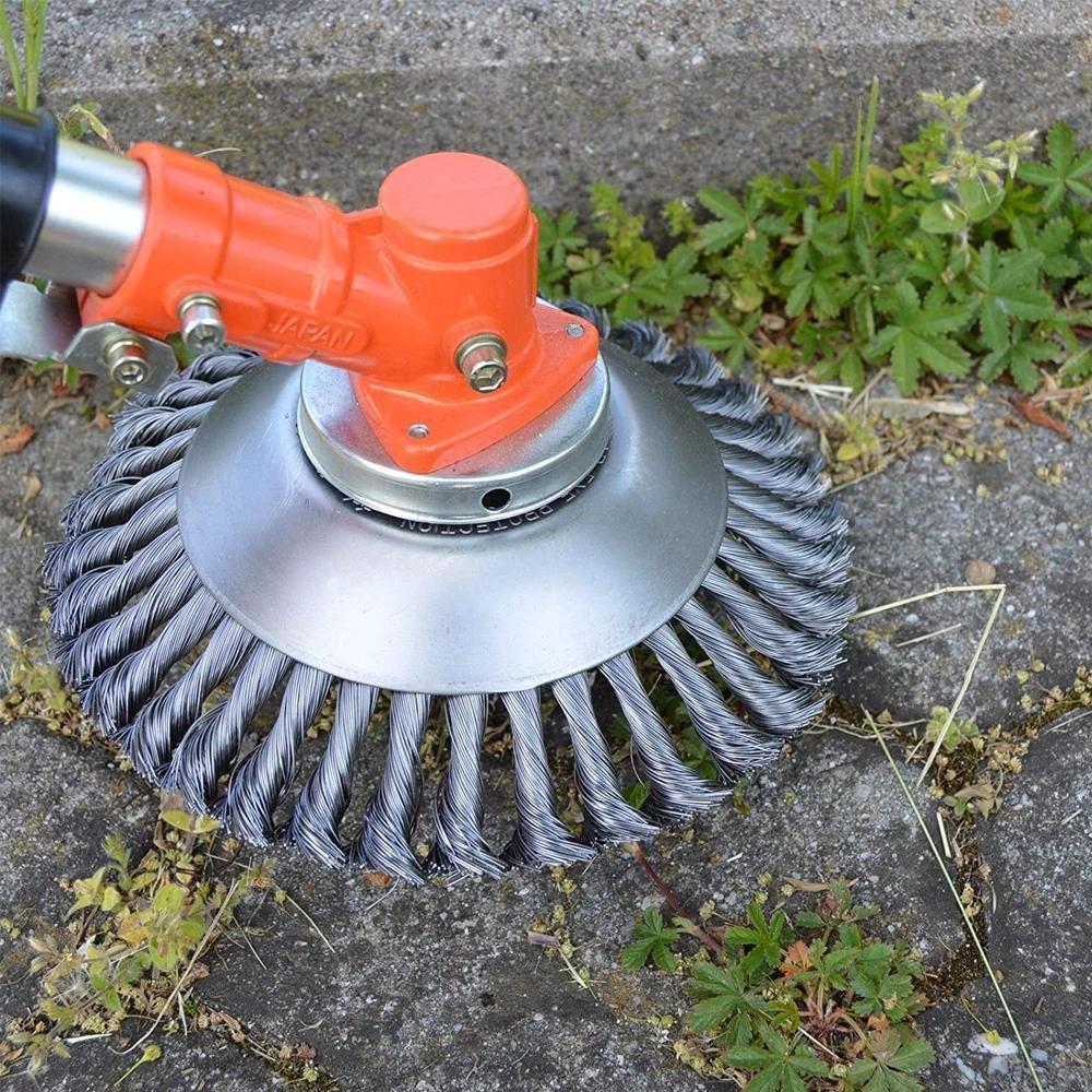 Weed brush for garden cleaner Bowlift by Bowlift