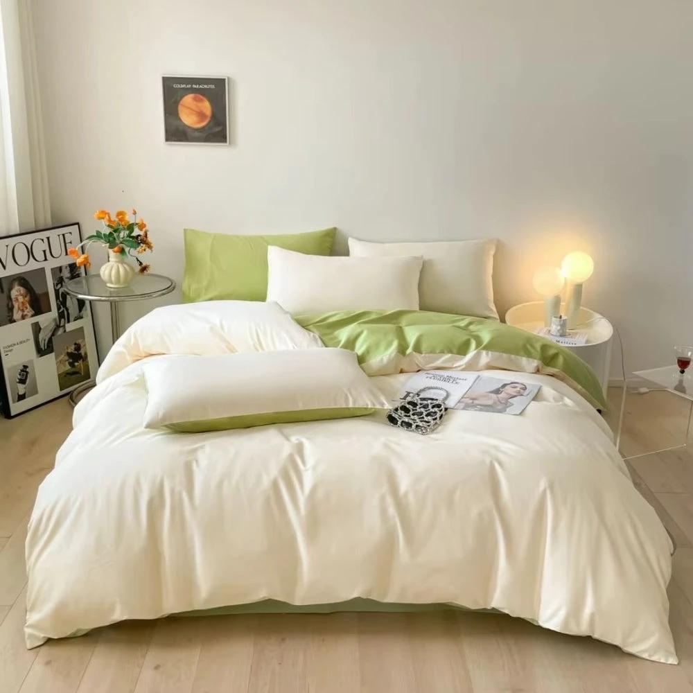 Lustova Cotton Duvet Cover | 3pcs Set by Casa & Beyond