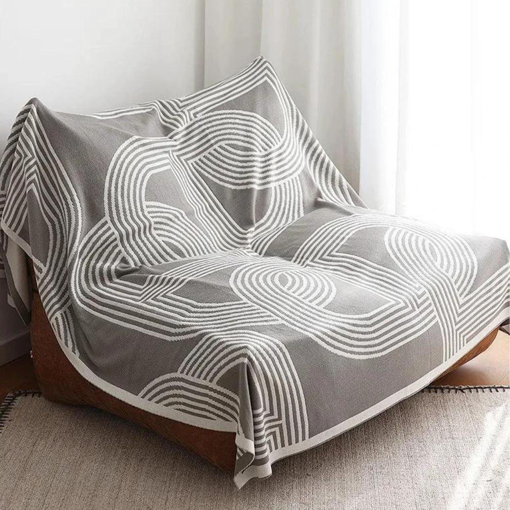 Snuggle Maze Knit Blanket by Casa & Beyond