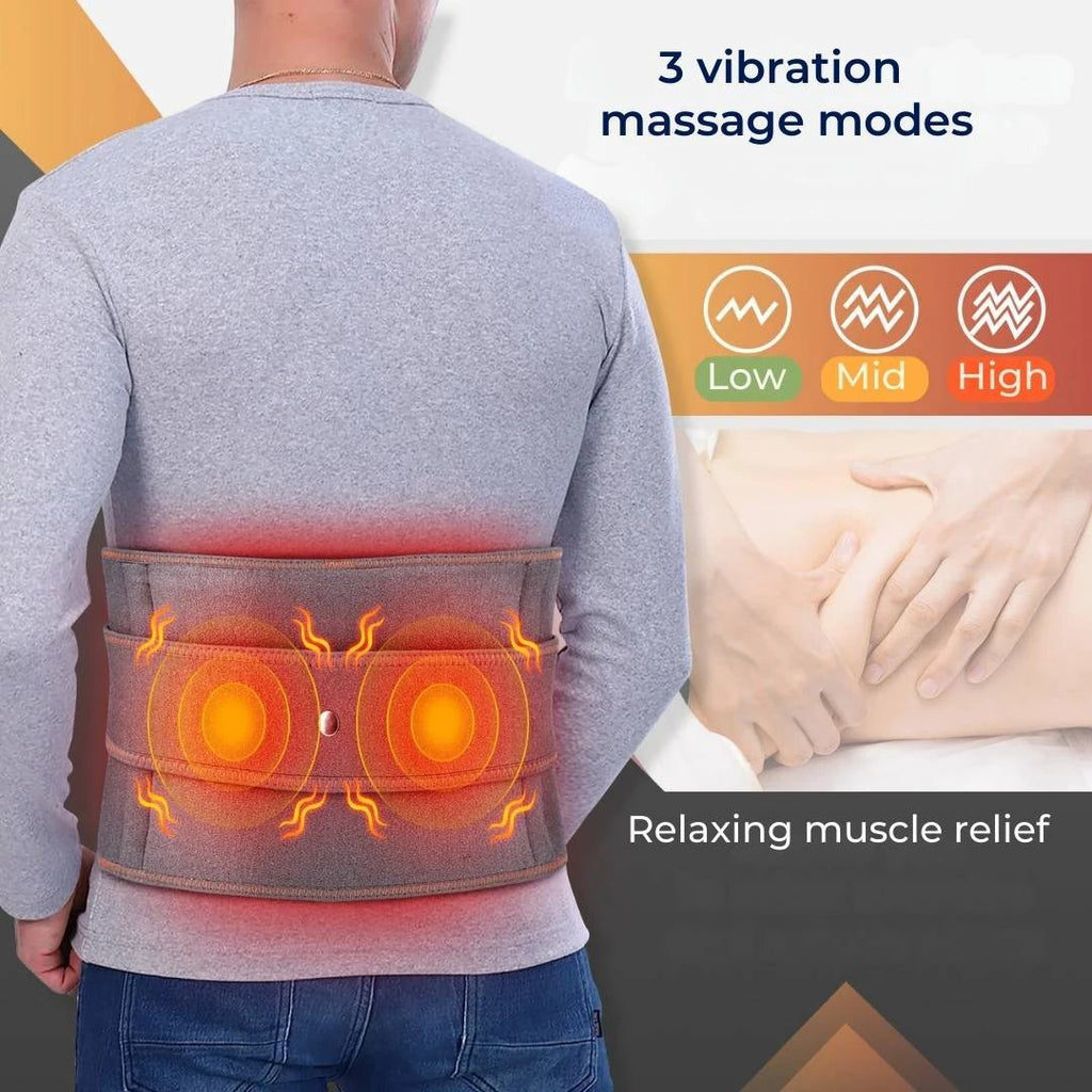 ThermaRelief Heated Belt for Back Pain | Red Light Therapy - Adjustable Belt - Relieves Back Pain - Relieves Muscle Tension - Improves Circulation Bowlift by Bowlift
