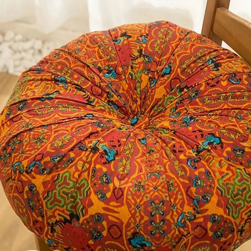 Moroccan-Inspired Plush Meditation Cushion by Casa & Beyond