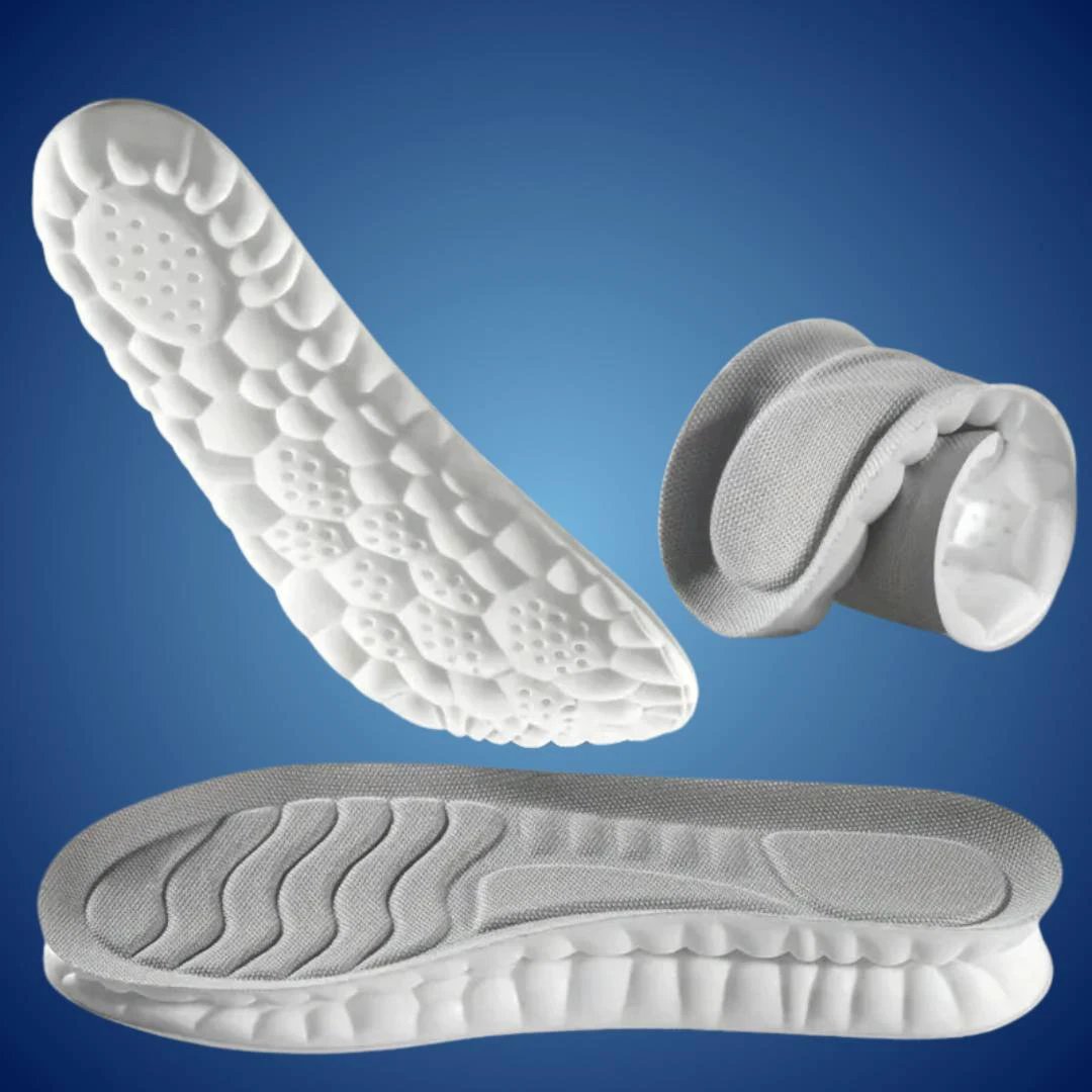 StepEase Cloud 4D Orthopedic Insoles for Foot Pain Relief | Heel pain Relief - Shock Absorption Insoles - Foot Comfort - Posture Support Bowlift by Bowlift