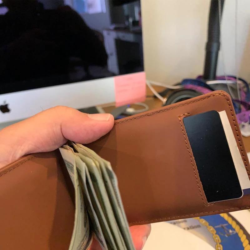 Men's Extra Thin Leather Wallet by Bowlift
