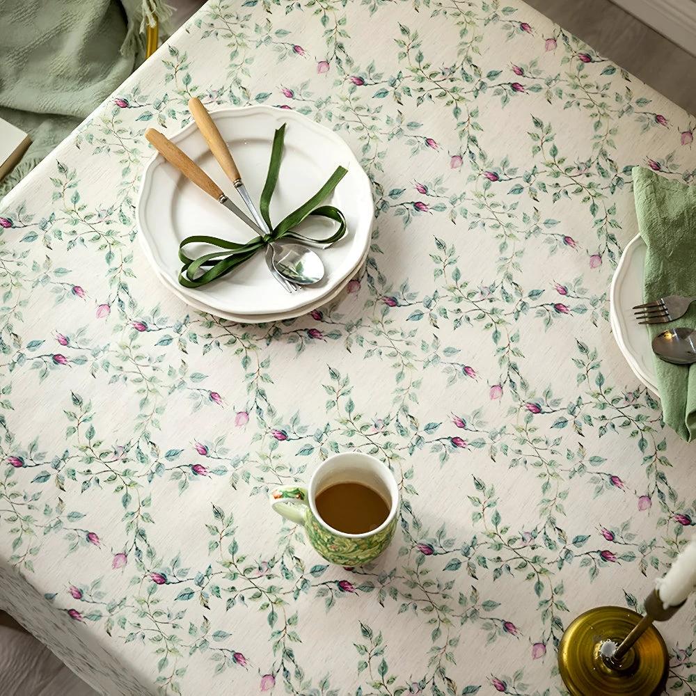 Floral Whisper Table Cloth by Casa & Beyond
