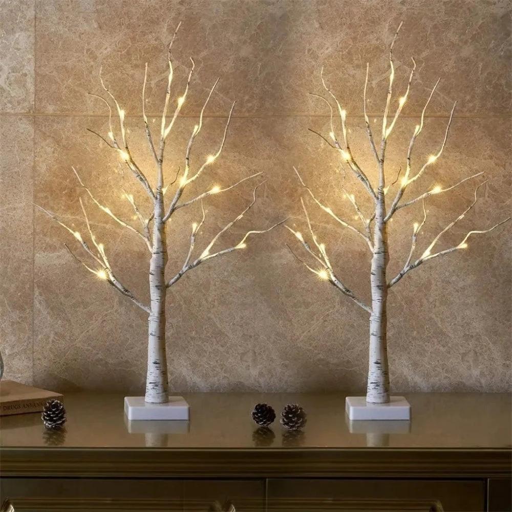 Enchanted Birch Lighted Tree Decor by Casa & Beyond