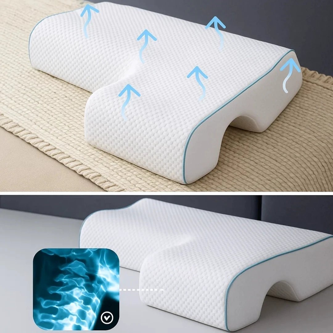 Arm‑Hole Comfort – Orthopaedic Neck Support – Pain Relief – Deeper, Restful Sleep Bowlift by Bowlift