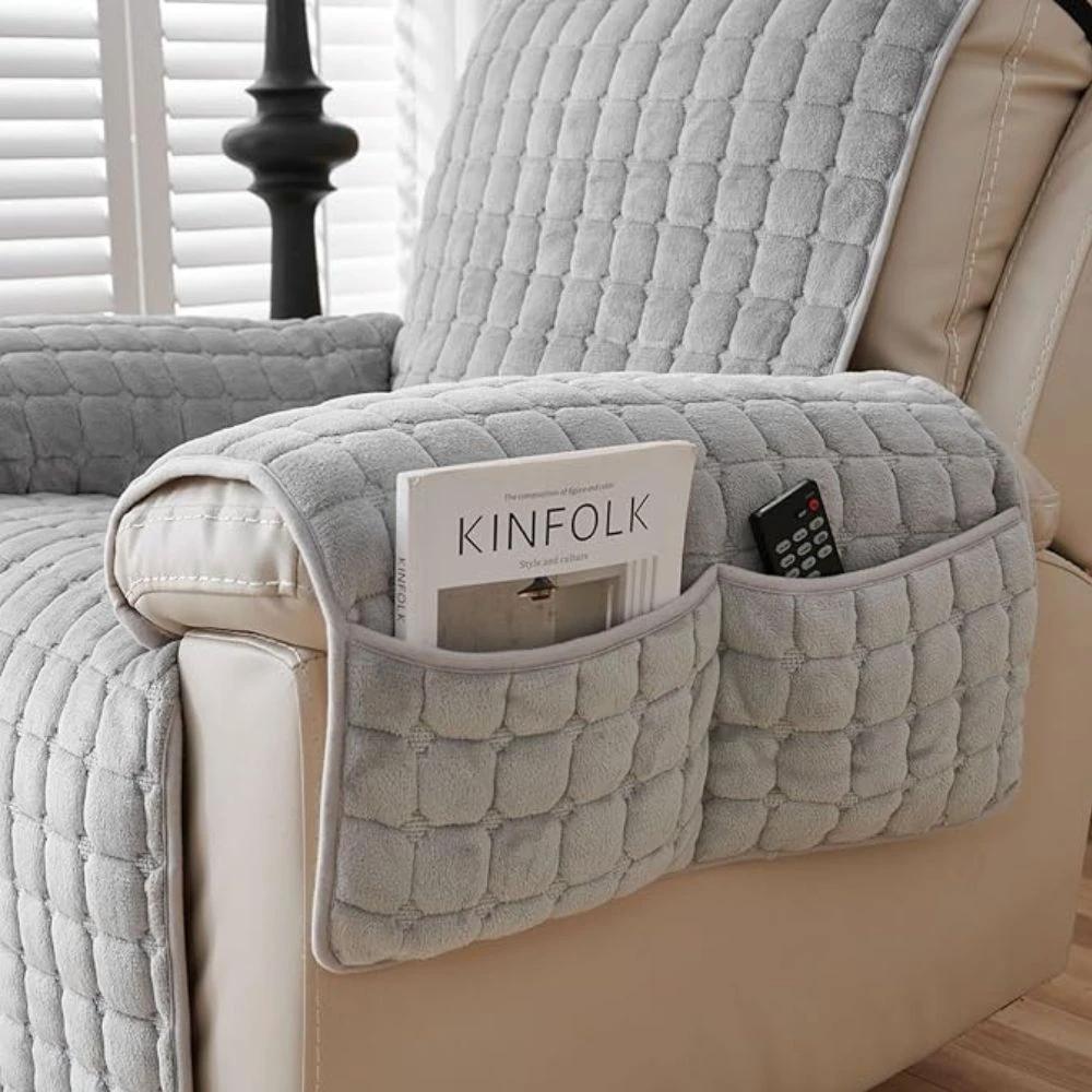 Snug Grid Recliner Cover by Casa & Beyond