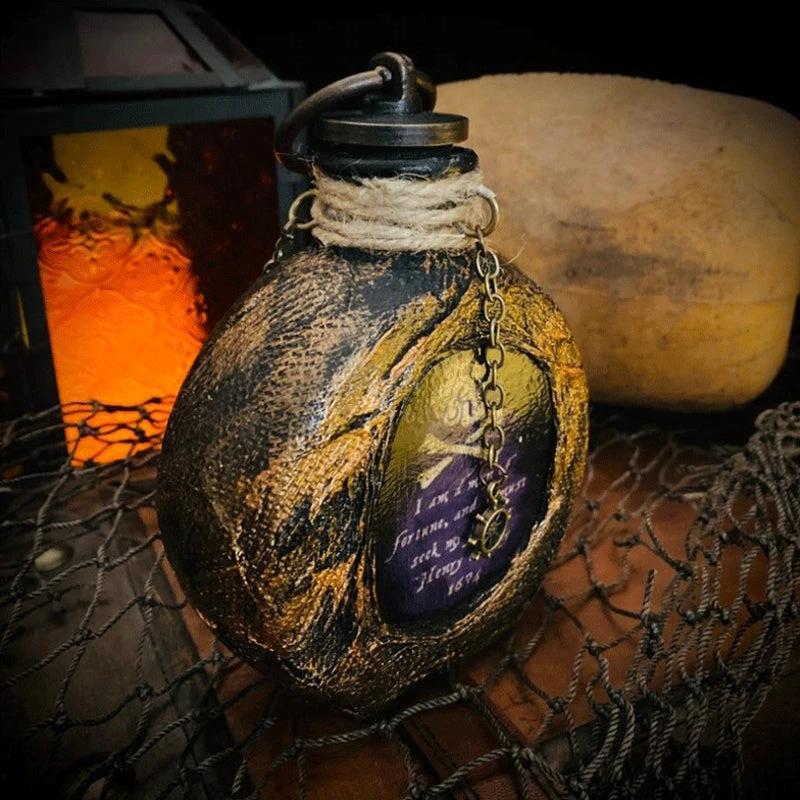 Skull Pirate Rum Bottle made of Resin by Bowlift