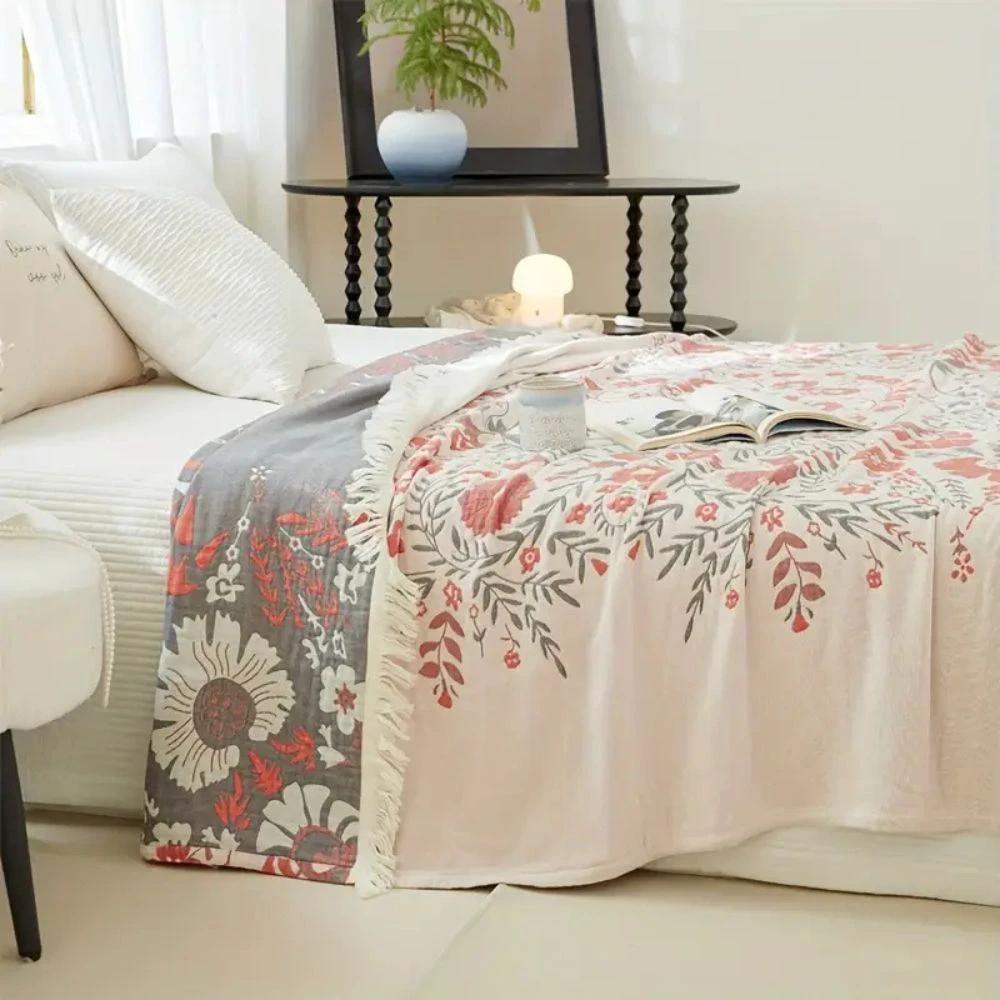 Versailles-Inspired Reversible Floral Blanket by Casa & Beyond